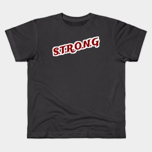 Strong WordArt Kids T-Shirt